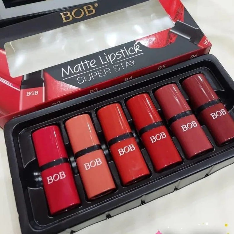 6 pieces. Long-lasting, matte finish